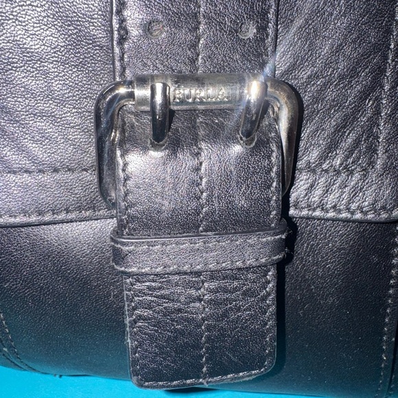Furla Black Leather with Metallic Detail - Picture 3 of 12